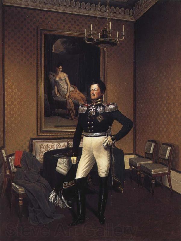Franz Kruger Prince August von Preuben of Prussia Germany oil painting art